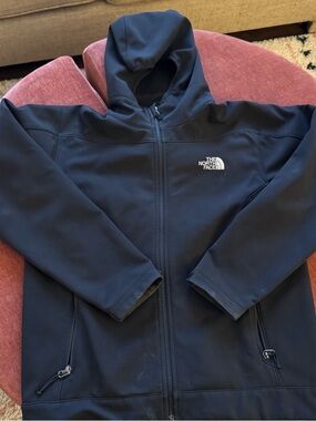The North Face Black Hooded Softshell Jacket